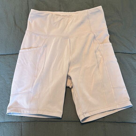 Light Pink Biker Shorts - Picture 1 of 3